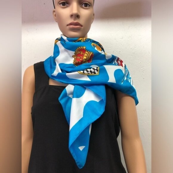 Palio du Siena Italian horse race multicoloured flag scarf - Picture 3 of 7